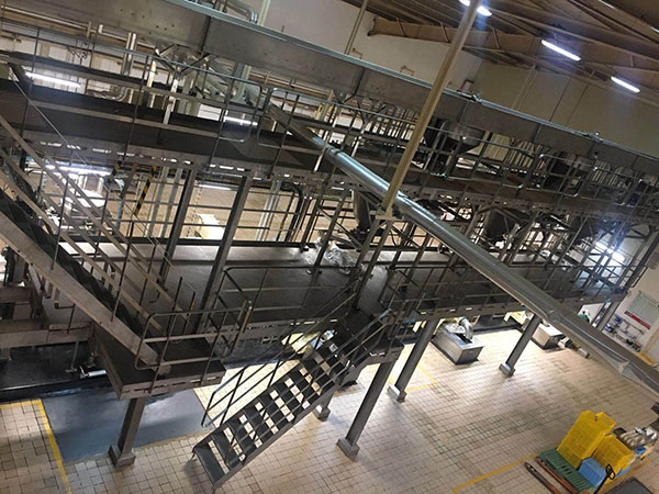 食品衛(wèi)生級鋼構(gòu)平臺建造 食品衛(wèi)生級鋼構(gòu)平臺建造