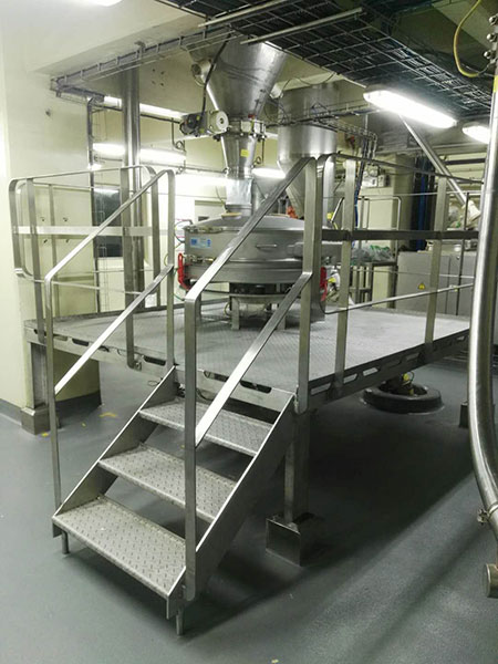 食品衛(wèi)生級鋼構(gòu)平臺建造 食品衛(wèi)生級鋼構(gòu)平臺建造